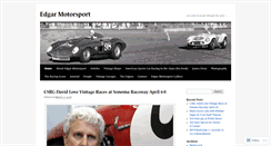 Desktop Screenshot of edgarmotorsport.com
